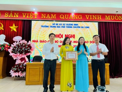 Trường THPT chuyên Hạ Long tổ chức Hội nghị nhà giáo, cán bộ quản lý, người lao động năm...