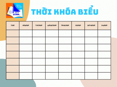 Thời khóa biểu số 2, năm học 2023 - 2024